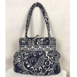 Vera Bradley Handbag Kisslock Snap Closure